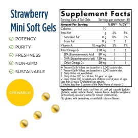 Nordic Naturals Dha para niños 250 mg Omega3 120 cápsulas blandas Imp Sabor Morango