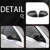 JUIVEEL ABS Car Exterior Mirror Cover Side Rearview Mirrors Cover