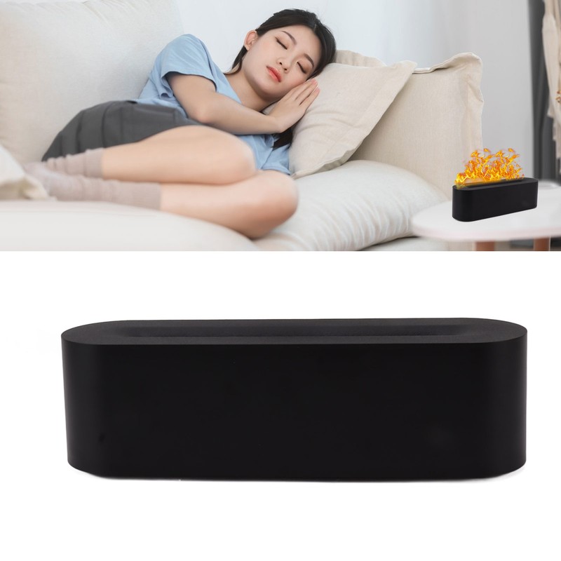 Simulated Flame Air Aroma Diffuser Humidifier 7 Color Fire Air
