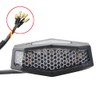 MACHSWON 12V Motorcycle LED Turn Signals Brake Stop Light Waterproof