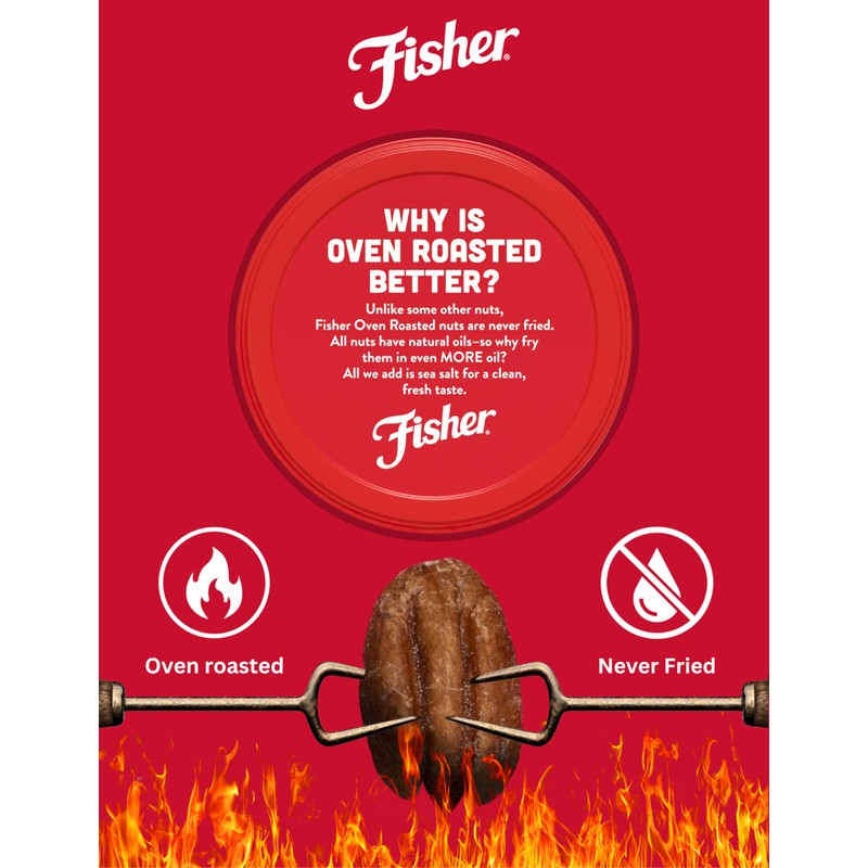 Fisher FISHER Snack Oven Roasted Never Fried Mammoth, Non-GMO, Made