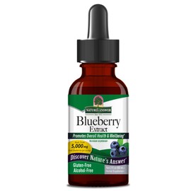 Natural's Answer BlueberyExtract 5000mg, Gluten-Free, Alcohol-Free, 60 ml