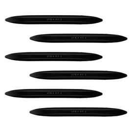 Tabanzhe Car Door Edge Guard Strips 6PCS Car Door Protectors Bumper Vehicle Doors Edge Guard Strip Crash Scratch Protection for All Cars Truck Doors(Black)