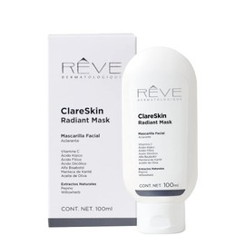 ClareSkin Radiant Mask - Mascarilla Facial Aclarante – Difumina manchas - Previene signos de envejecimiento - 100 ml
