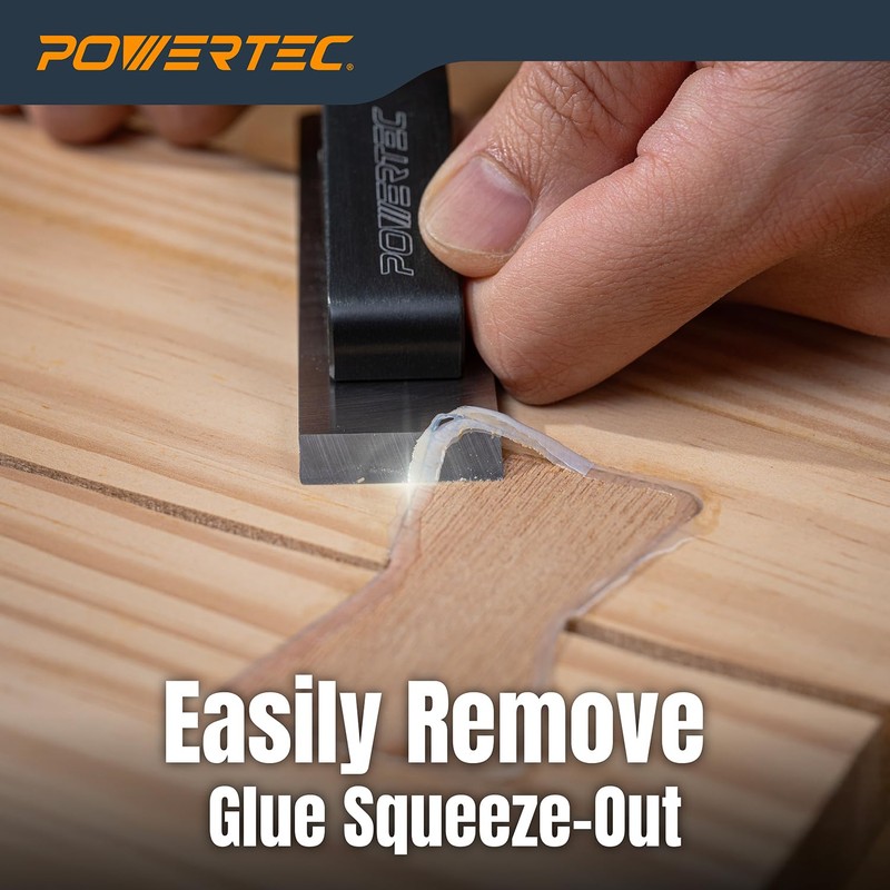 POWERTEC Chisel Plane with Flat Blade – Compact Edge Trimming