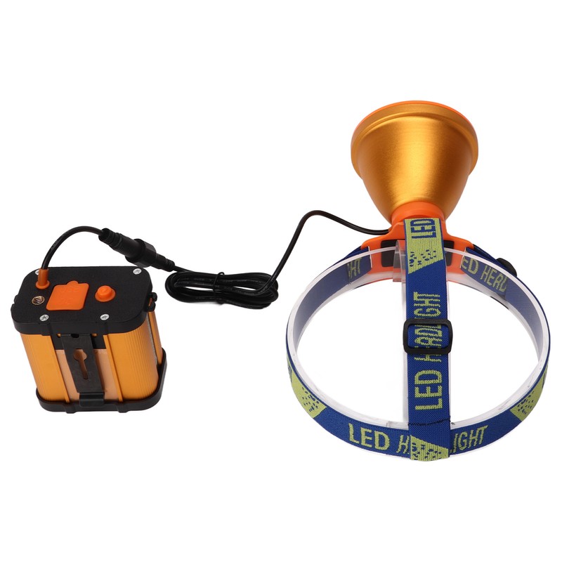 Miner Headlight Super Bright Adjustable Angle LED Headlamp with 6400mAh