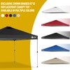 CROWN SHADES 12x12 Canopy Replacement Top - Only Compatible with
