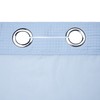 River Dream Sky Blue Fabric Shower Curtain Set, Cotton Blend,