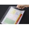 Lion Office Appliance File Refill, Secure Zipper Pocket, A5, 5