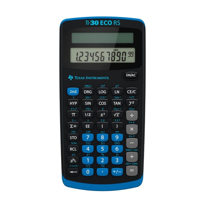 Wyngs TI-30 ECO RS Pocket Calculator with Protective Case in