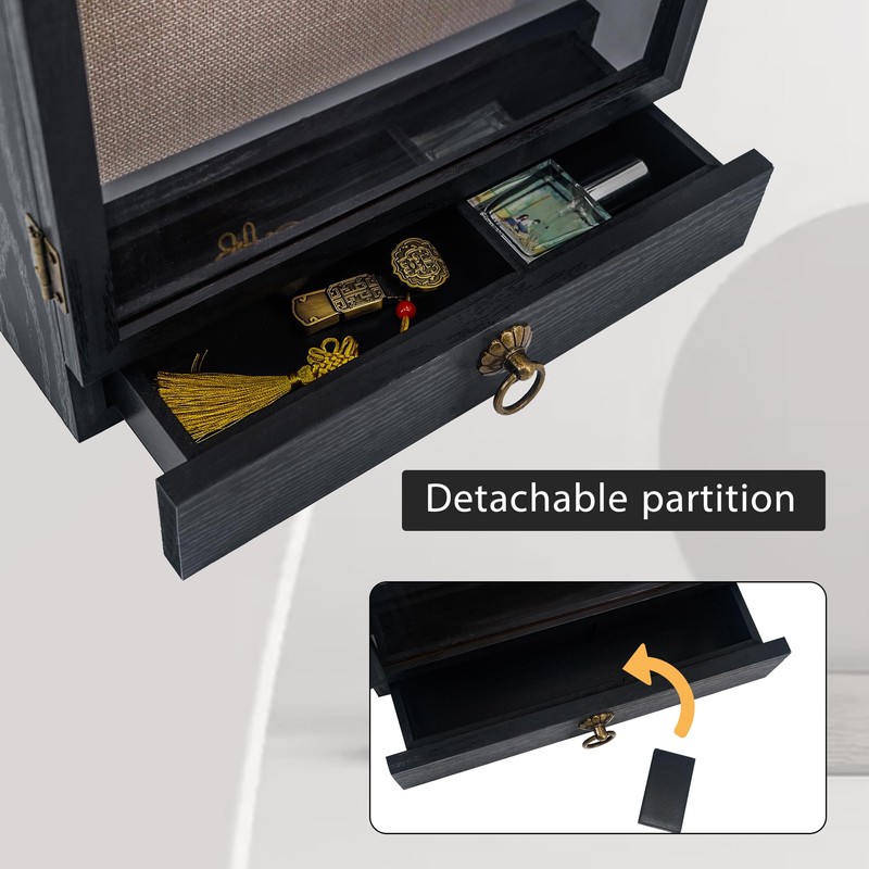 FramePro Deep Shadow Box Frame 11x16 with Drawer and Soft