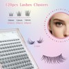 Natural Look Lash Clusters Wispy: Gekinye Individual Lashes 120 Pcs