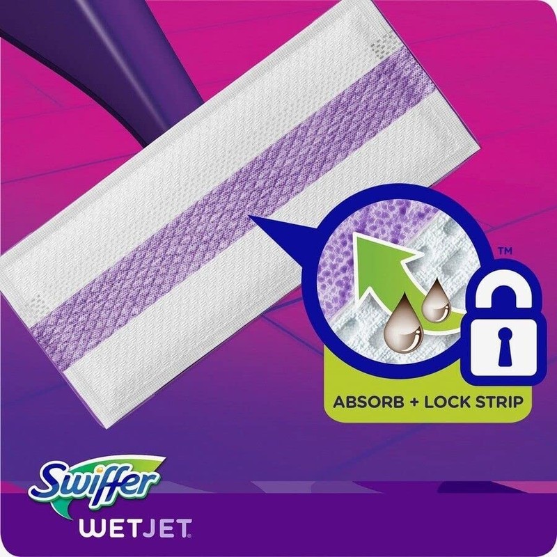 Swiffer Wetjet Mopping Refill Pack (32 Refill Pads + 2-1.25L