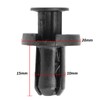 Auto Dynasty 50Pcs 10mm Nylon Universal Push Pin Clip Rivets