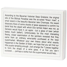 Bartl 102543 English Version of the Mini Wooden Puzzle The Glass Puzzle of 7 Small Wooden Pieces