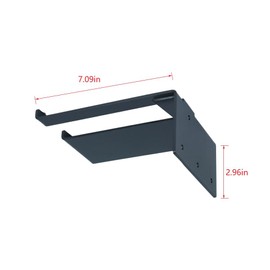 snnjkwt Chain Saw Frame, Chainsaw Rack Shelf Stand，Chain Saw Wall Hanger Holder，Chain Saw Wall Mount Hanger Hook，Garage Tissue Storage Tool (Black 2 Pack)