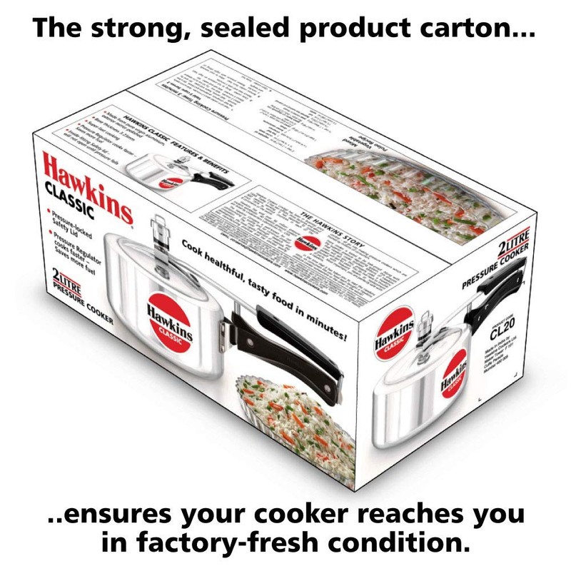 Hawkins 2 Litre Classic Pressure Cooker, Best Inner Lid Cooker,