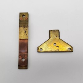 Ademco 232 Hangers for Shunt Lock Brass 2 Pieces Vintage NOS