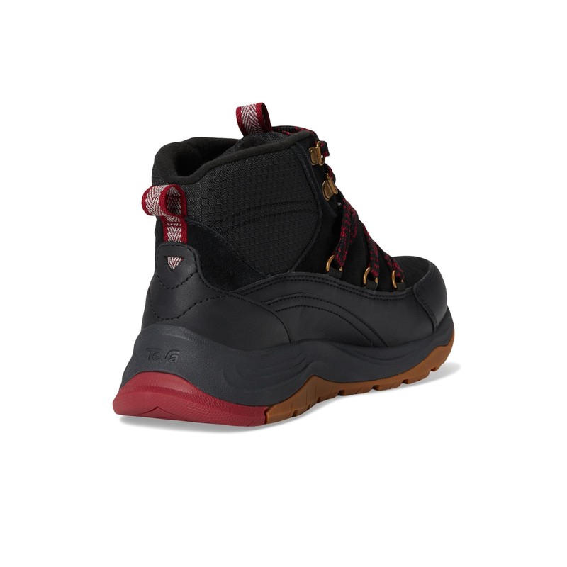 Teva Women's Auroris Hiking Boot, Black/Sun Dried Tomato, 11