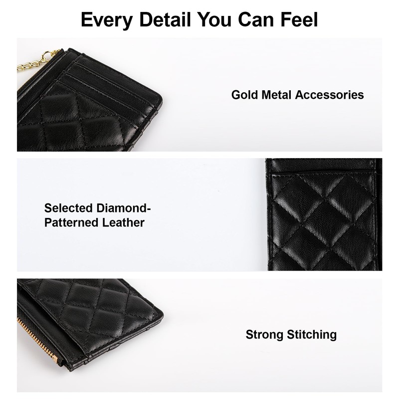 POXIADIV Credit Card Holder for Women Slim Minimalist Front Pocket