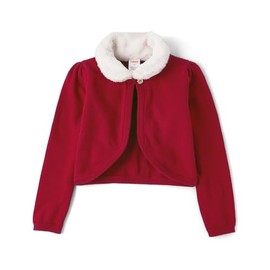 Gymboree,and Toddler Dressy Vests and Shrugs,Red Fur,8
