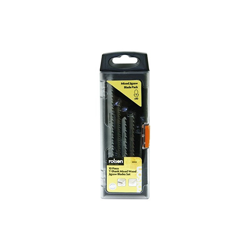 Rolson 58928 10 Piece Jig Saw Blade Set