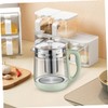 Gatuida Health Pot Cover Glass Kettle Lid Heat-Resistant Replacement Lid