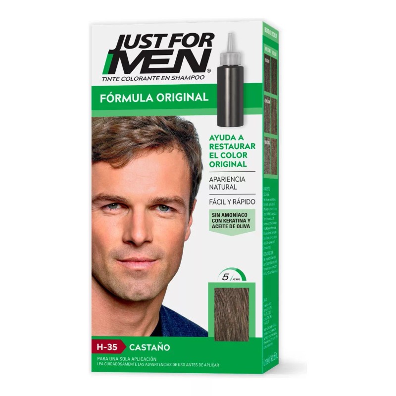 Just For Men Kit Tinte Just For Men Castaño Para