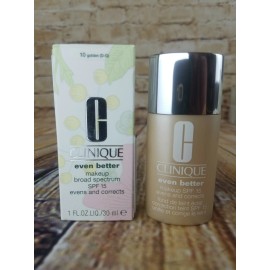 Clinique even better makeup SPF 15 evens corrects 10 golden D G 1 oz 2,3