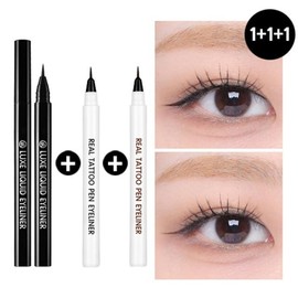 Pick and choose 1+1+1 Lir Brush Pen Liquid Eyeliner 2 types / 골라담기 1+1+1 리르 붓펜 리퀴드 아이라이너 2종