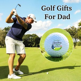 Golf Themed Gifts - Golf Balls for Dad Husband Golfs Gift Basket for Him Golfs Lovers Gift for Men from Women Funny Golfing Gifts Golf Buddy Stuff for Anniversary Birthday Stocking Stuffers Father Day
