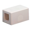 10-1 Port Surface Mount Box for Keystone Jacks - White