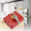 Security Lock with Keys, Heavy Duty Security Lock, Waterproof Brass