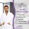 HALLEY Luxury Bathrobe for Women & Men, Shawl Collar Spa