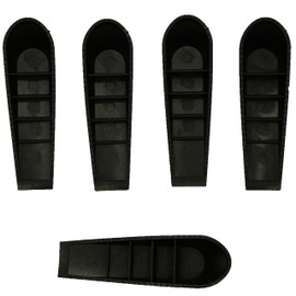 Aventurine 5 Pack Door Stoppers for Floor Anti-Skid, Durable and Heavy Duty Rubber Door Stops, Ideal for All Types of Surfaces at Homes, Offices and and Work Shops