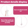 4PCS Water Flosser Replacement Tips - Compatible with Hangsun/Waterpik/Nicwell/COSLUS/Mospro/Zerhunt -