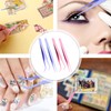 Tweezers for Crafting, 4 Pcs Stainless Steel Sticker Tweezers Kit