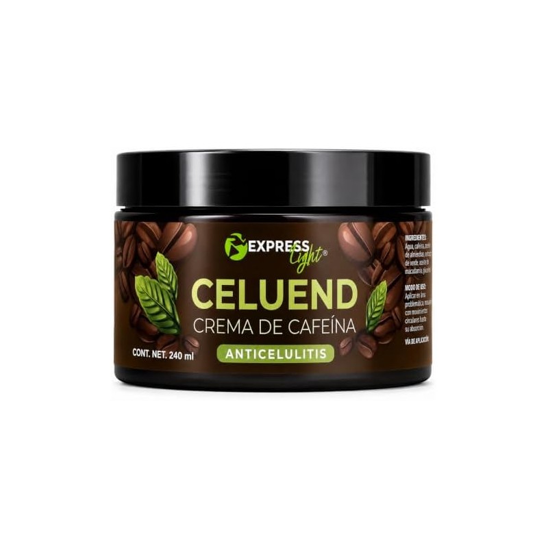 Celuend Crema con Cafeína – Express Light – Crema Corporal
