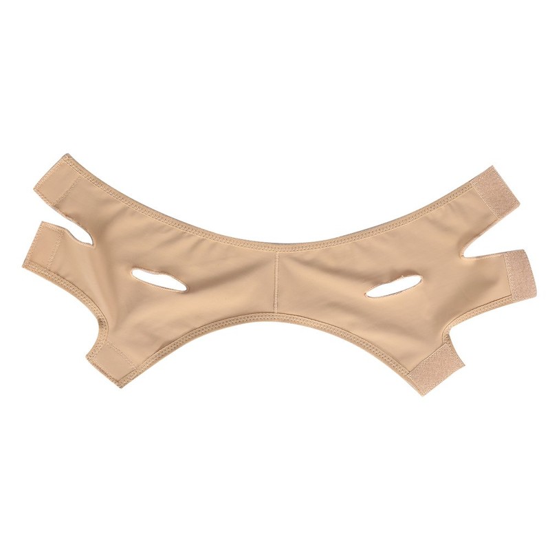 Brrnoo Face Slimming Mask, Breathable V-shaped Face Lift Belt Double