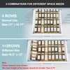 KitHero Spice Drawer Organizer with 24 Spice Jars and 216