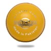 Cricnix Cricket Ball Bionic Indoor Leather Yellow Balls 110g (3-Pack)
