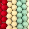 Wildflower by hu hands Christmas Cheer 100% Wool Felt Balls