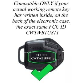 Bartolete Keys Keyless Entry Remote Control Car Key Fob Fits 2015 2016 2017 Subaru Legacy