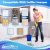 8 Pack Reusable Microfiber Mop Pads Compatible with Swiffer Sweeper