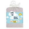 Silentnight Safe Nights Cot Size Fitted Sheets Set 100% Jersey