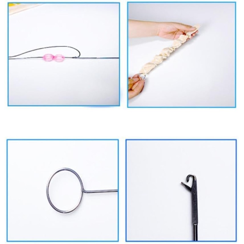 1Pc Silver Loop Turner Sewing Tool,Sewing Loop Turner Hook,Needle Hook,Crochet