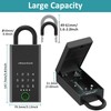 Foxlock Smart Key Lock Box, Fingerprint Wall Mounted Key Lock