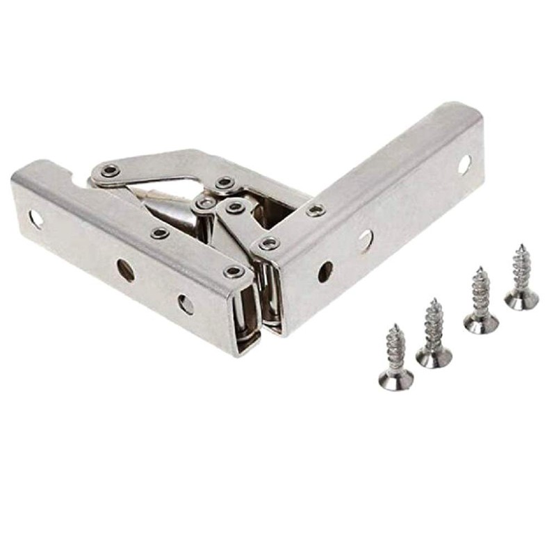 90 Degree Folding Door/Shelf Hinge Hidden Bracket Table Holder Furniture