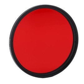 Full Red Color Filter Threaded Camera Lens Filter for 67mm 62mm 58mm 55mm 52mm Interface Lenses Optical Glass Lens Filter For Maple Leaves Sunset (67mm)