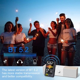 USB Audio Player Hi-Fi Mp3 Player Mini MP3 MP4 Player with Speaker BT USB Charging Suitable for Sports and Travel Music Player Video Player